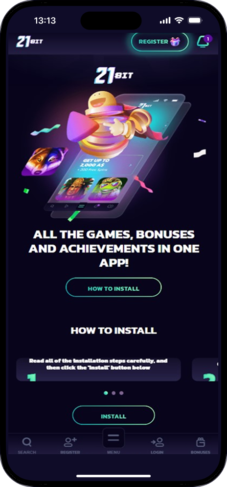 21bit casino app