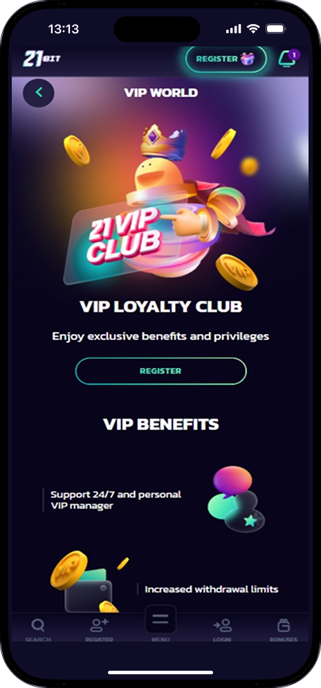 21bit casino vip club